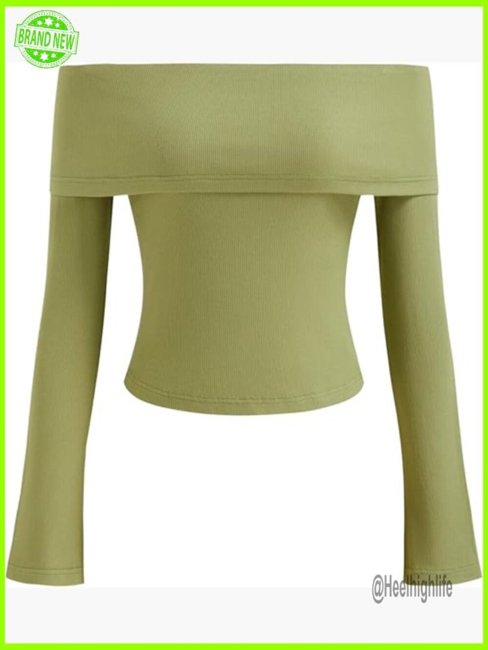 Off Shoulder Long Sleeve Knit Pullover Tops Y2K Going Out Fall Fashion